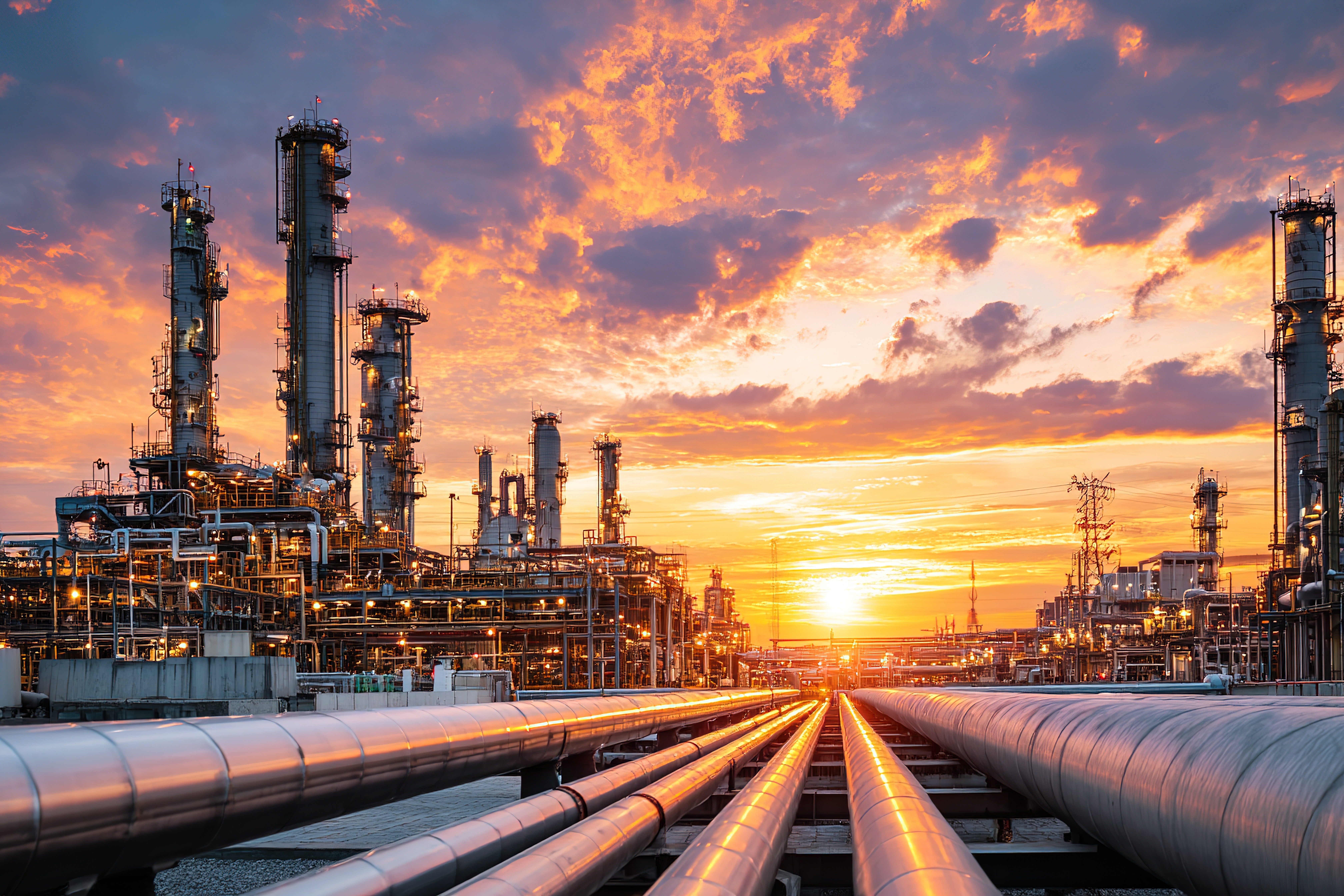 oil refinery