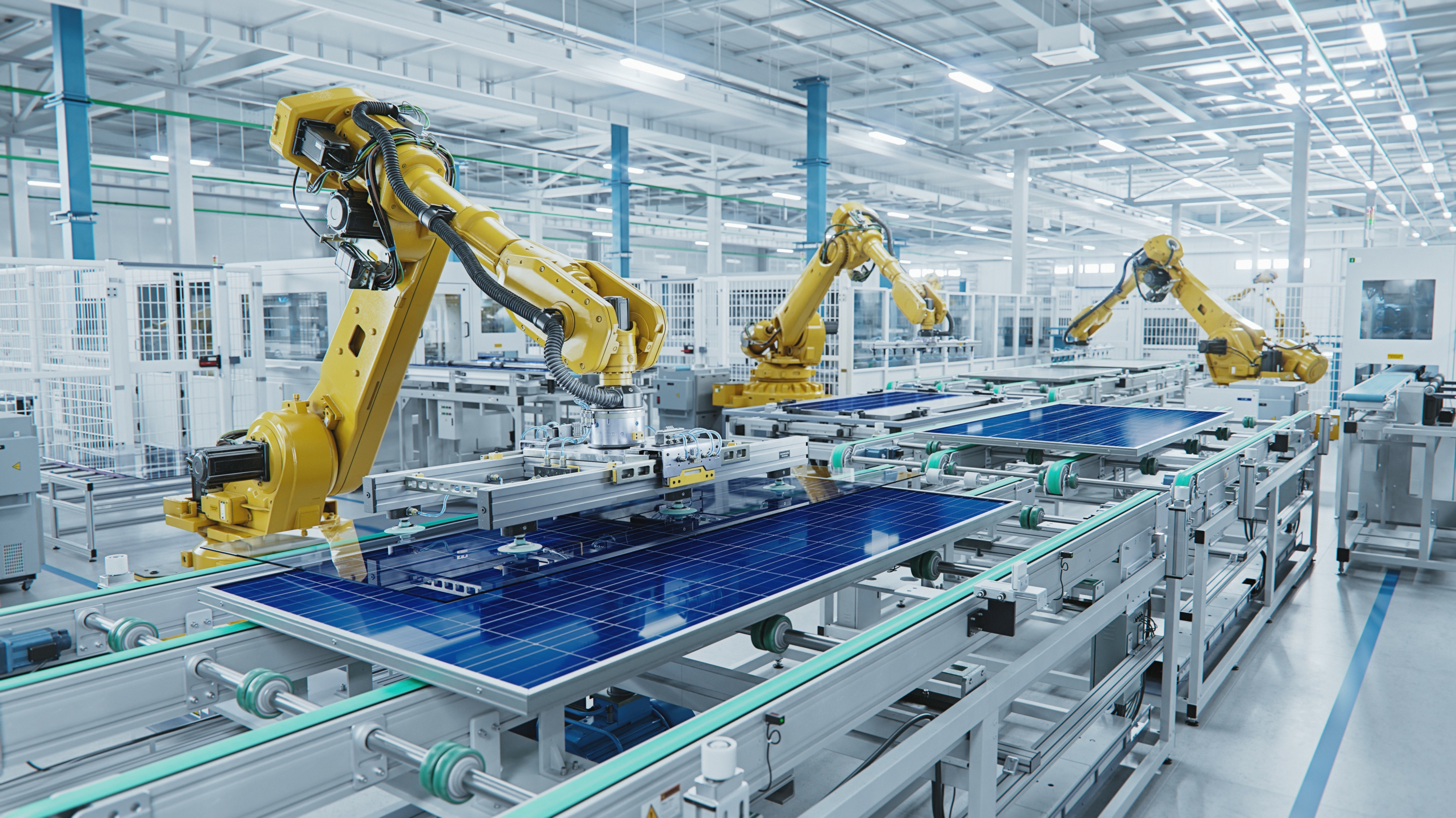 Large production line
