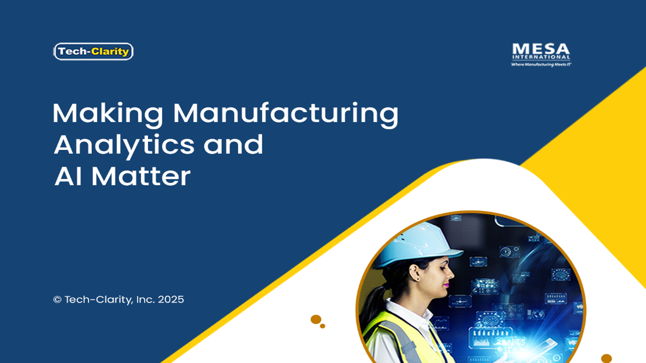 Research Report: How AI and Analytics Are Transforming Manufacturing