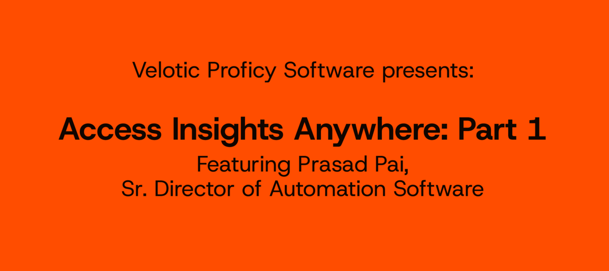 Accessing Insights from Anywhere Webinar Series | Operational Intelligence